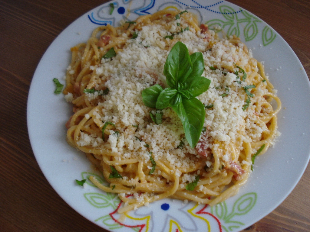 Paste carbonara a la Adasev