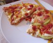 Pizza ţărănească şi picantă cu blat subţire-6