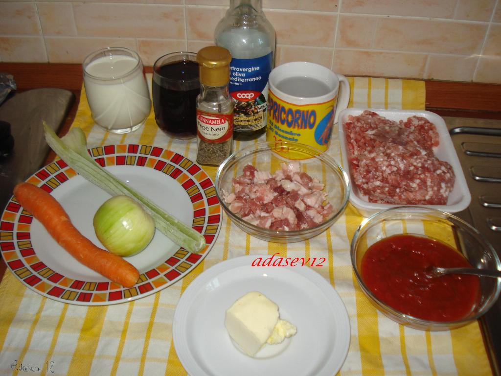 Ragu alla Bolognese con tagliatelle