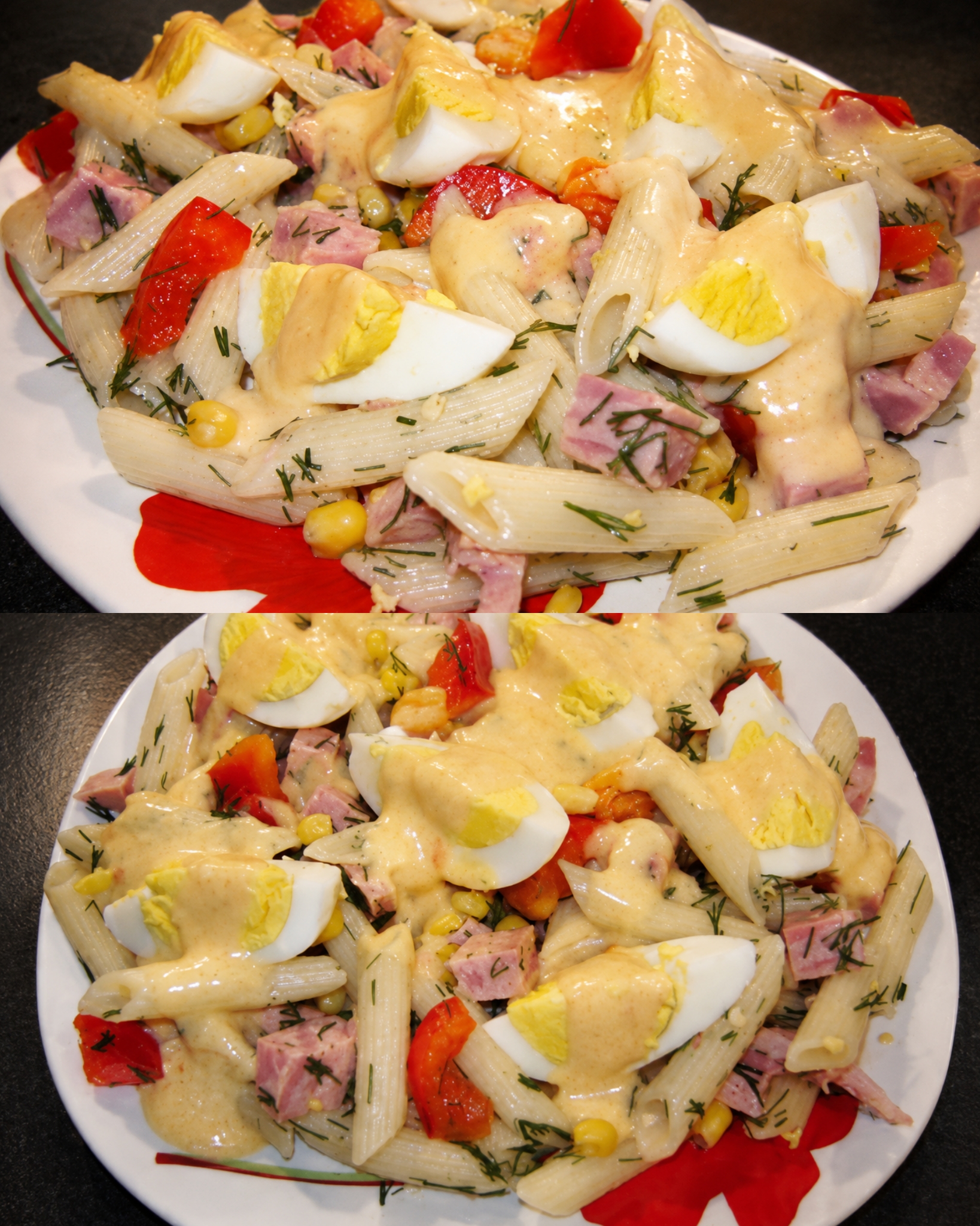 Salata de paste cu oua