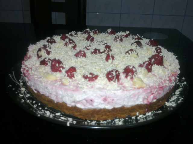 Cheesecake cu zmeura