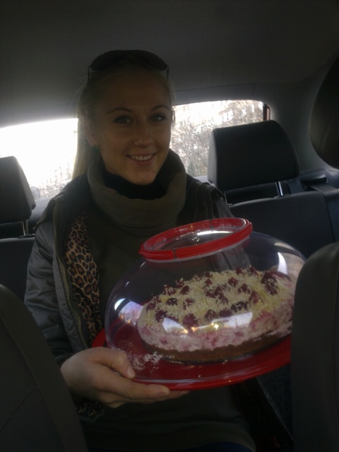 Cheesecake cu zmeura