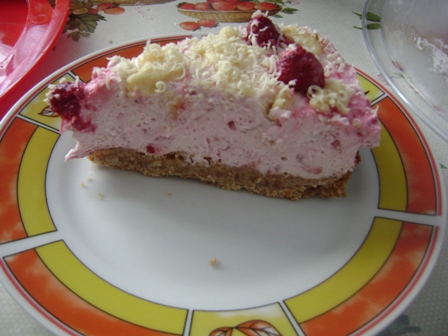 Cheesecake cu zmeura