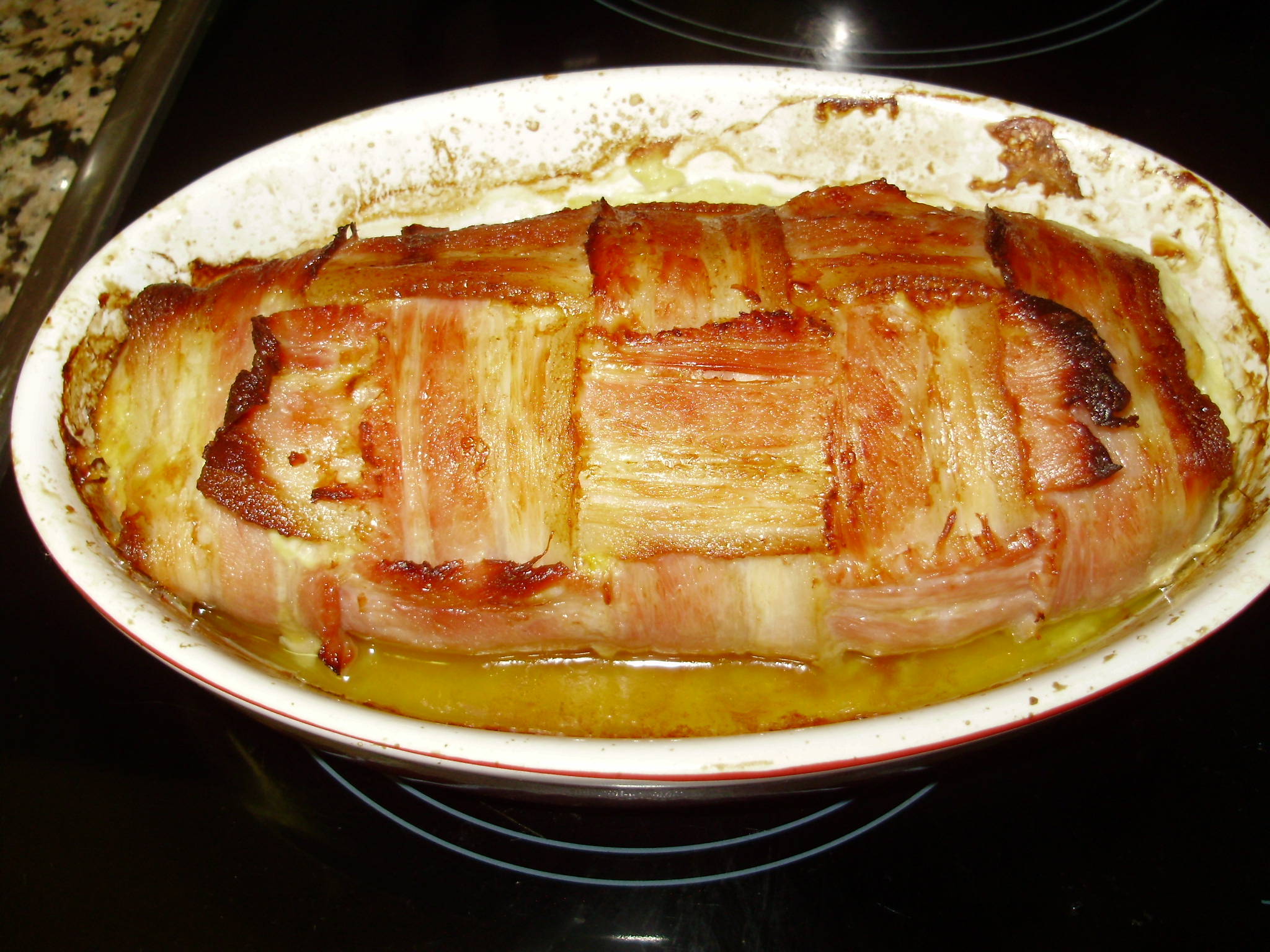 Drob de pui in bacon