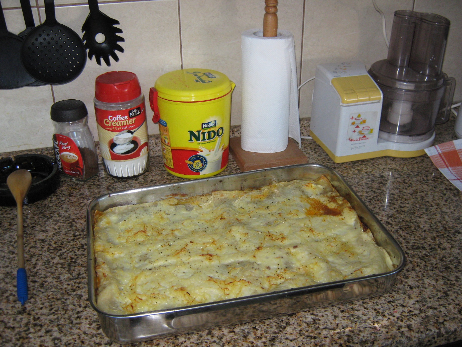 Lasagna cu carne de vita macinata si legume