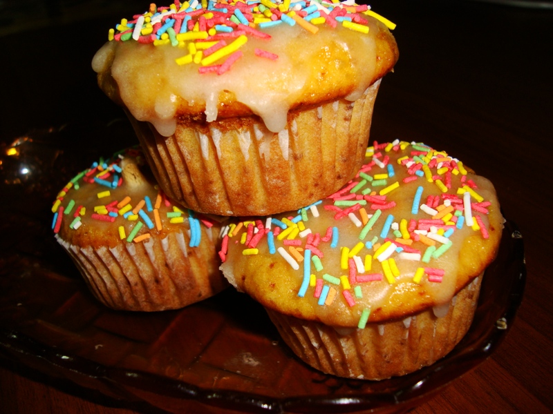 Muffins cu caise