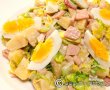 Salata de cartofi cu sunca si verdeturi-1