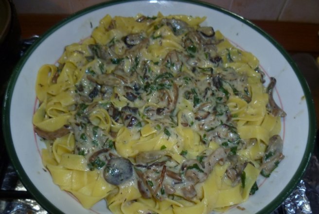 TAGLIATELLE CU CIUPERCI SI CARCIOFI