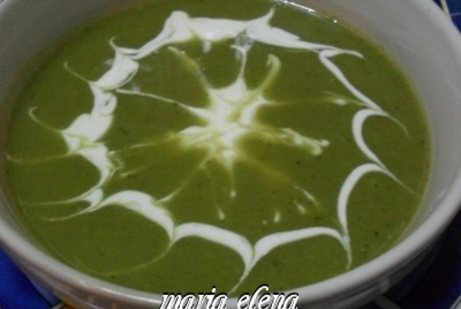 Supa crema de brocolli.