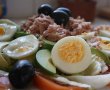 Salata cu avocado, ton si dressing de iaurt-2