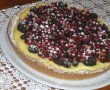 Tarta cu crema de vanilie si fructe de padure-3