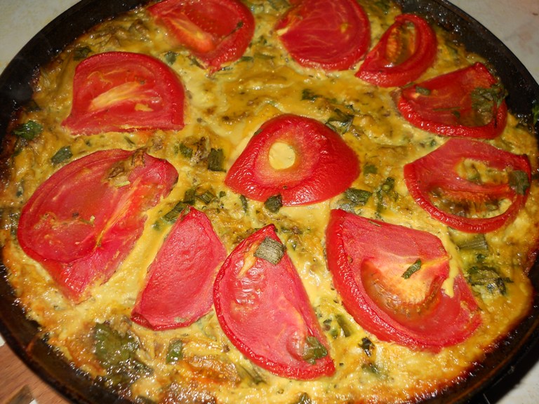 Frittata cu vinete - Kookoo Bademjan