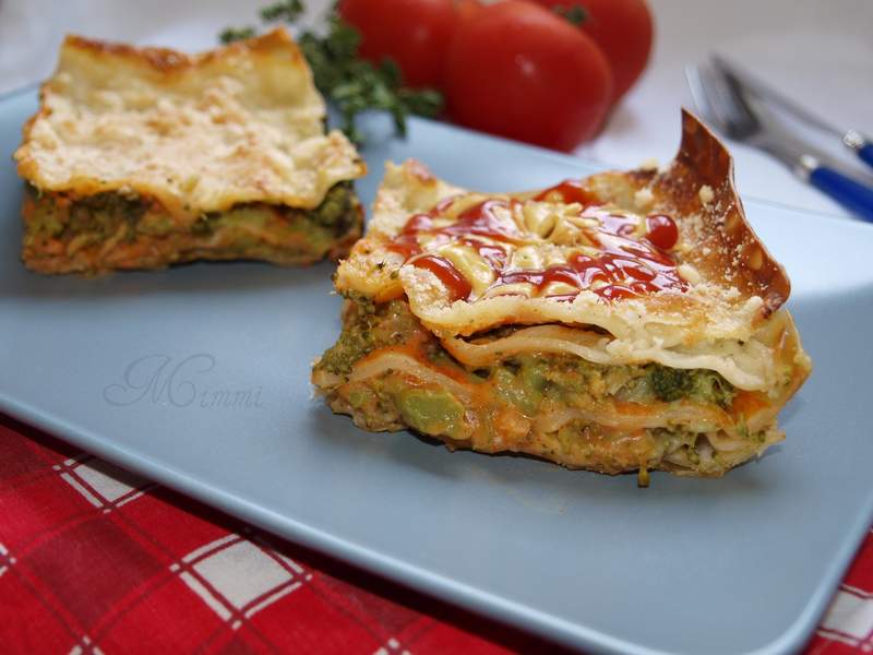 Lasagna cu brocoli