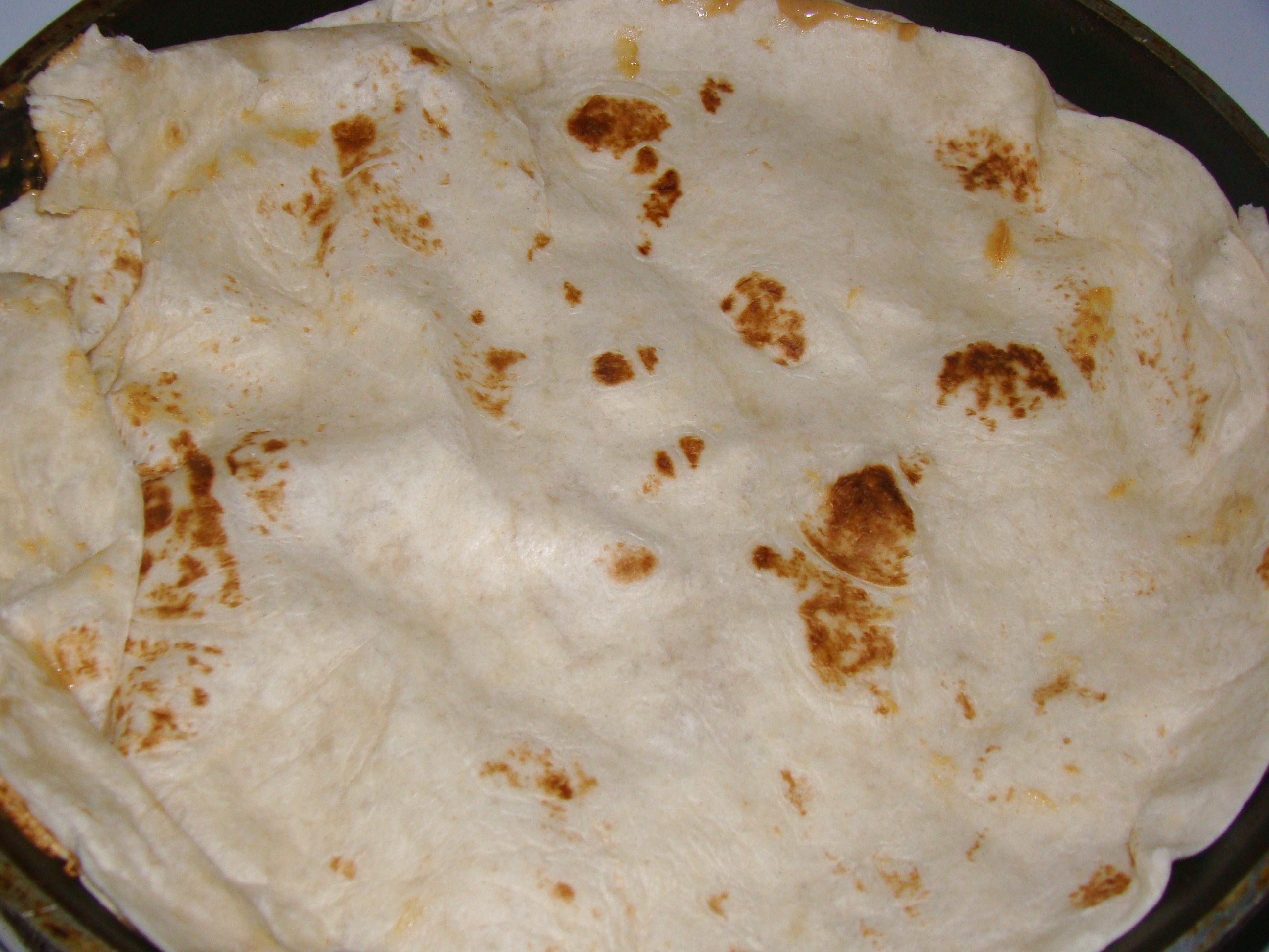 Quesadilla cu unt de arahide