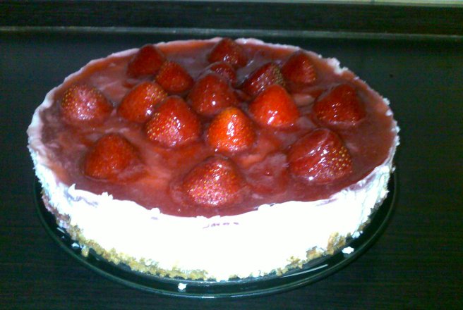 Cheesecake de capsuni