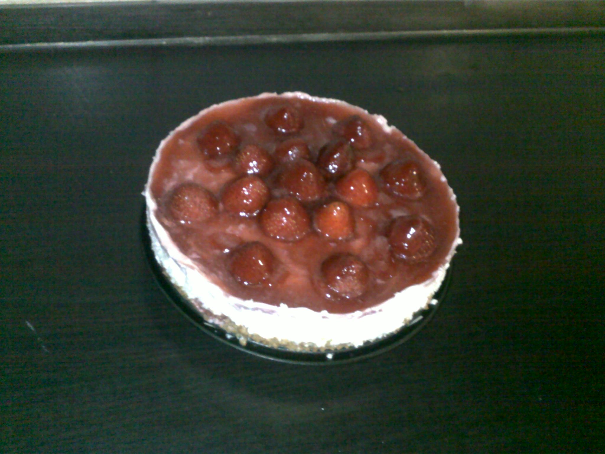 Cheesecake de capsuni