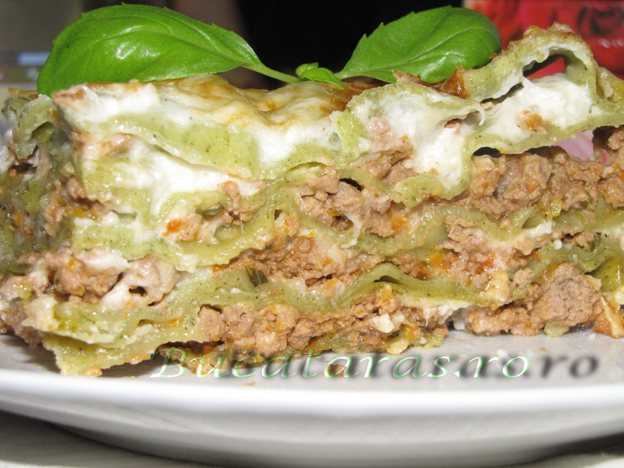 Lasagne con spinaci