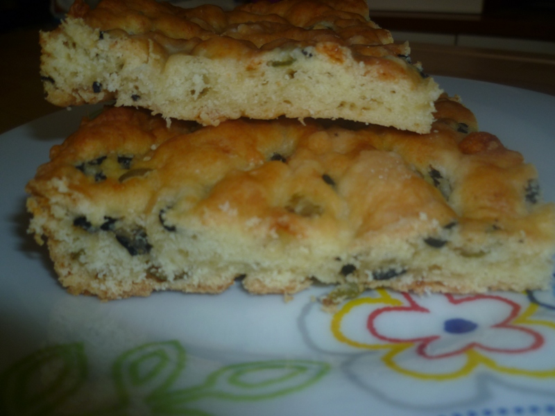 Focaccia cu masline