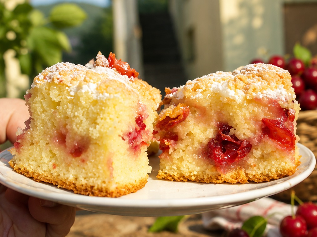 Prajitura delicioasa cu visine