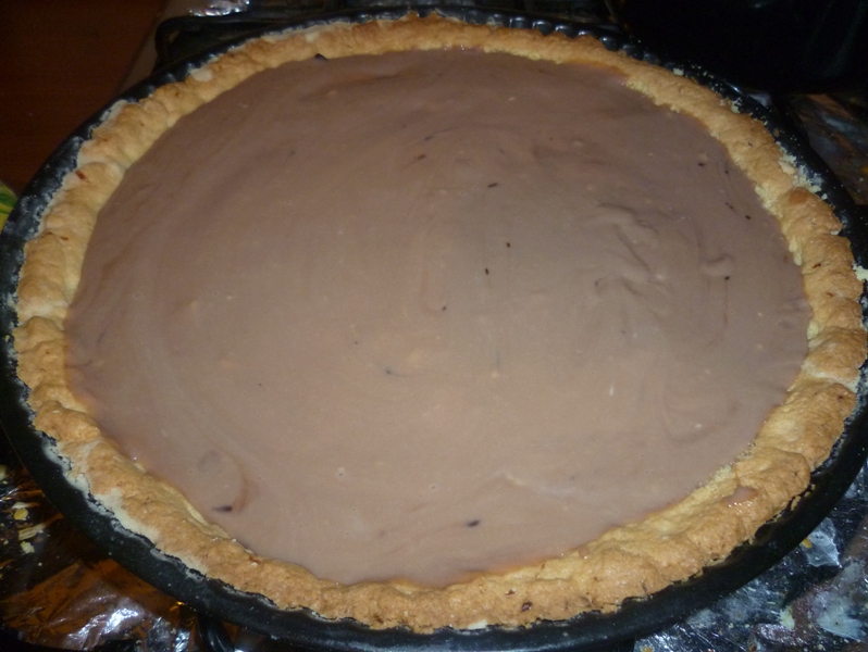 Crostata (tarta) cu mere si panna cotta