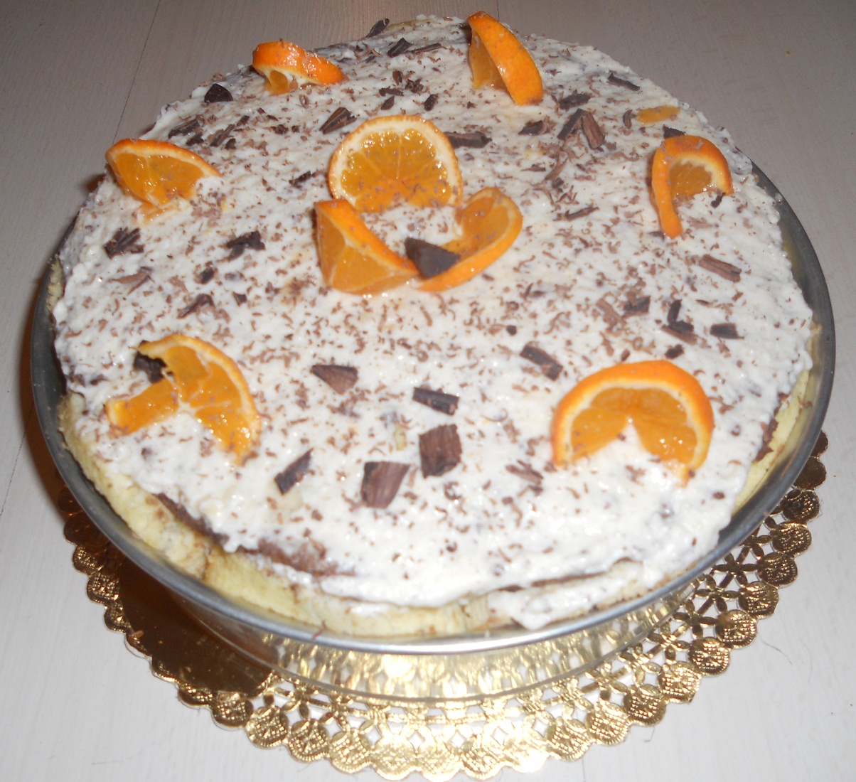 Tort  de mandarine pentru Andreea