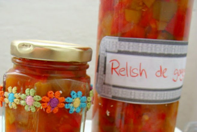 Relish de gogosari si ardei