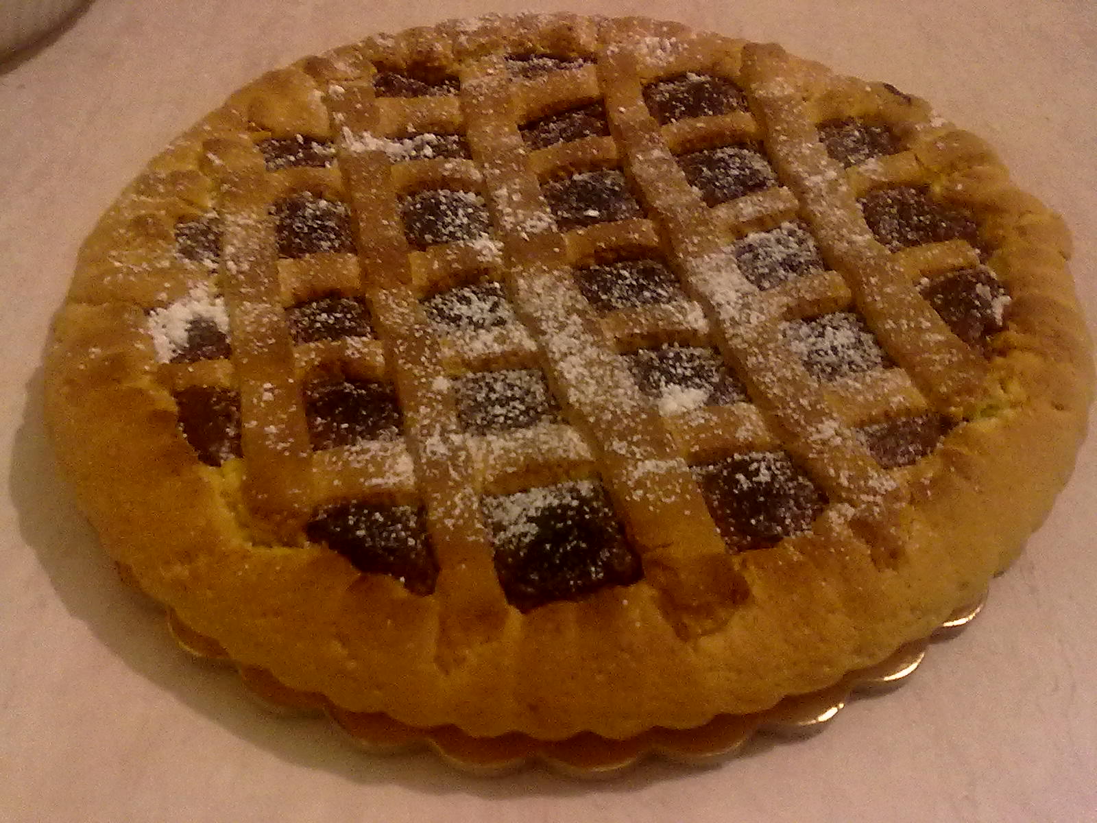 Crostata cu nutella