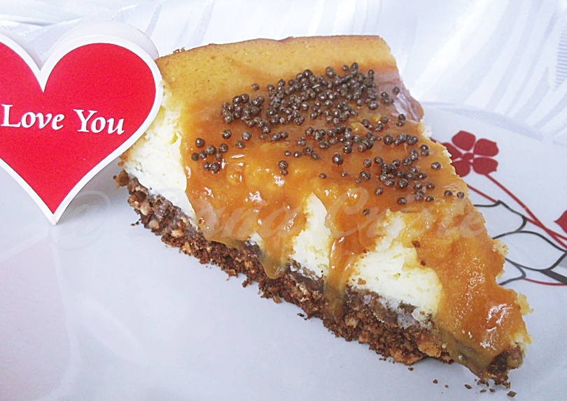 Cheesecake cu caramel