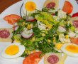 Salata cu rucola ou si cascaval afumat-5