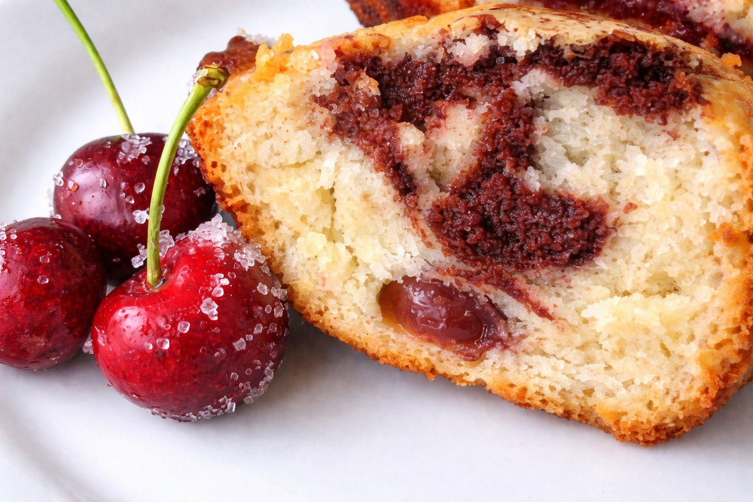 Desert chec de post cu cirese