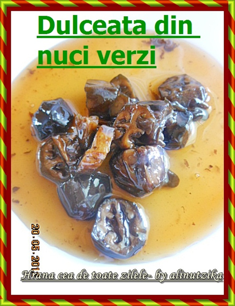 Dulceata de nuci verzi