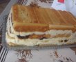 Tort cu piscoturi, crema de vanilie si gem de prune acrisor-8