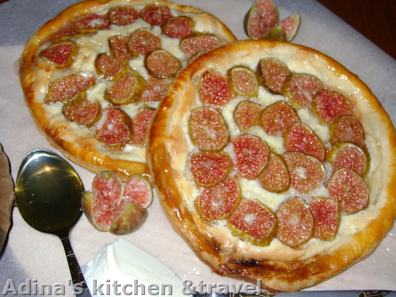 Tarta cu smochine si crema frangipane