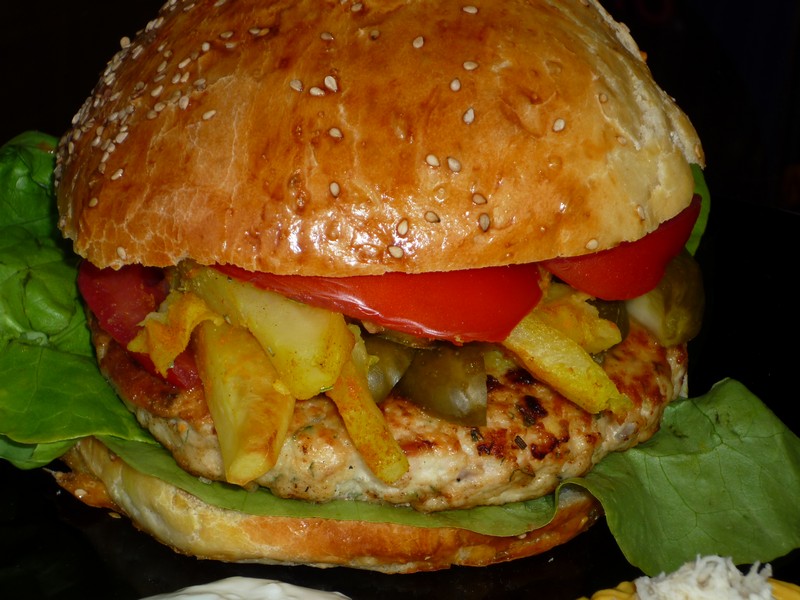 Hamburger preparat in casa