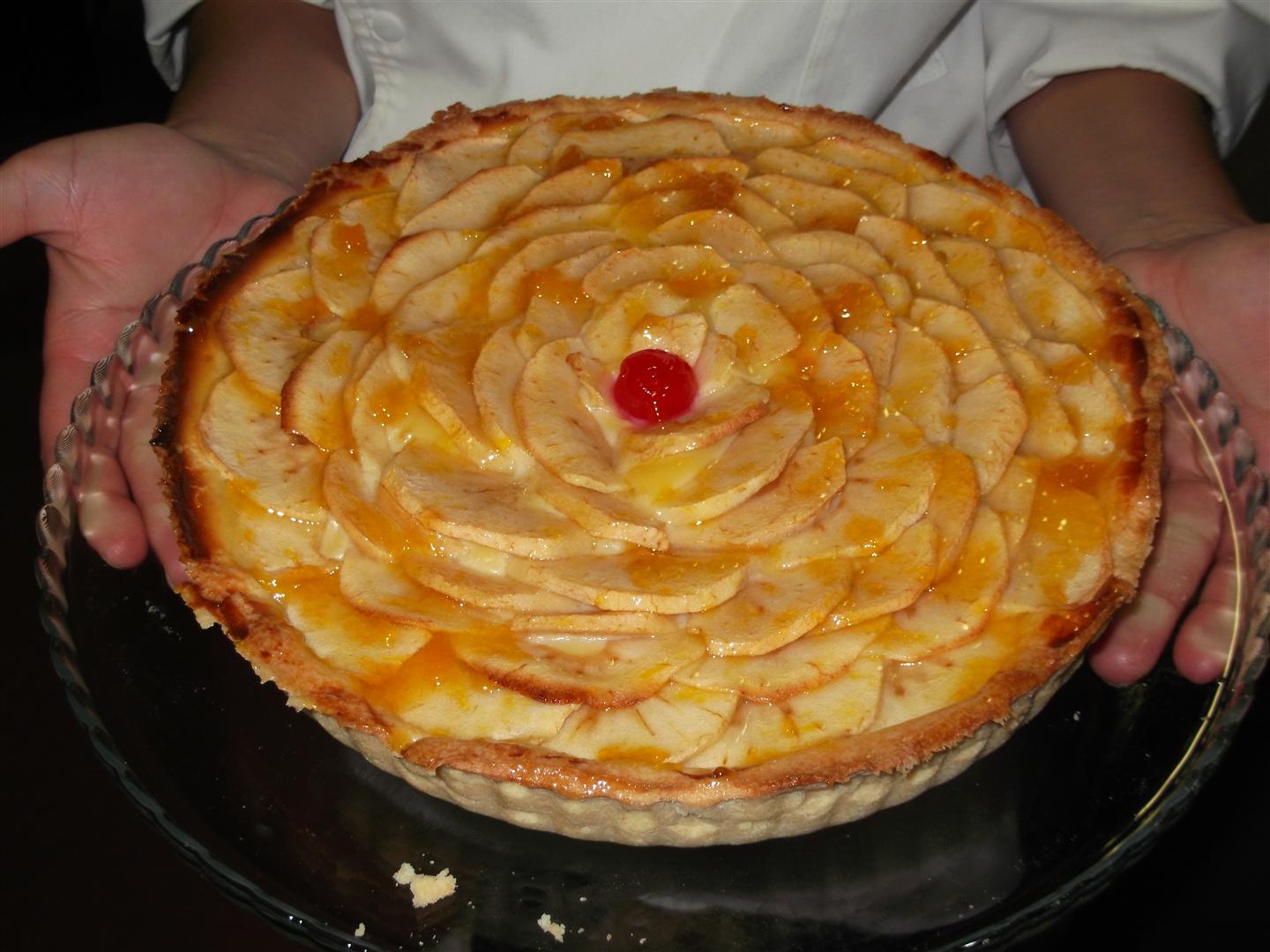 Tarta de mere cu crema de lapte