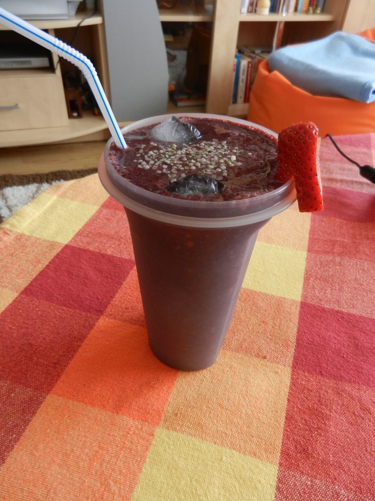 Milkshake Raw de capsuni