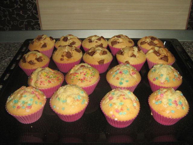 Muffins cu ciocolata