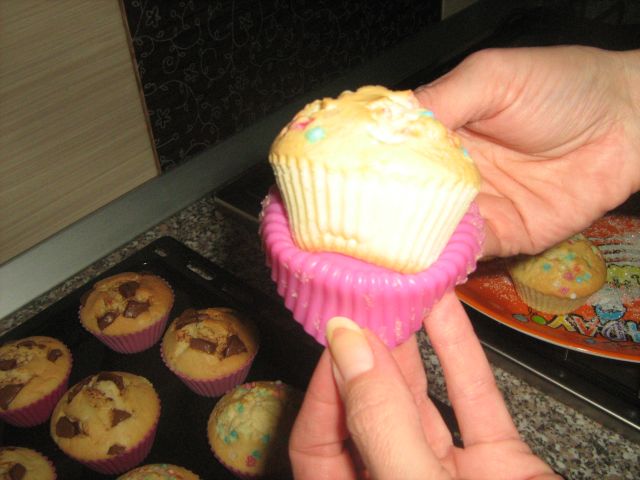 Muffins cu ciocolata