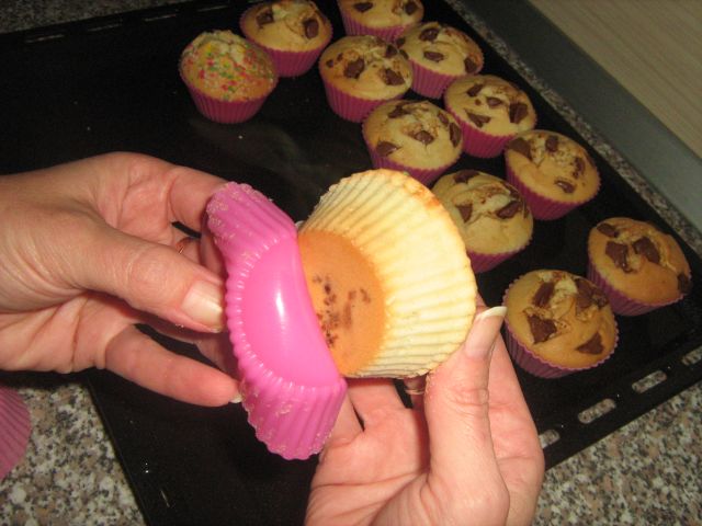 Muffins cu ciocolata