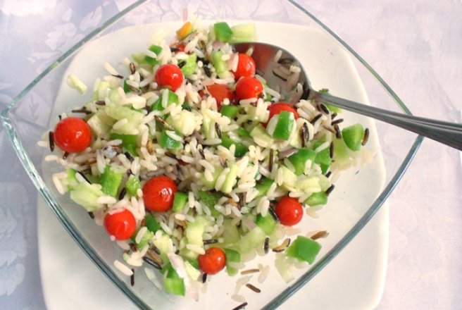 Wild rice salad