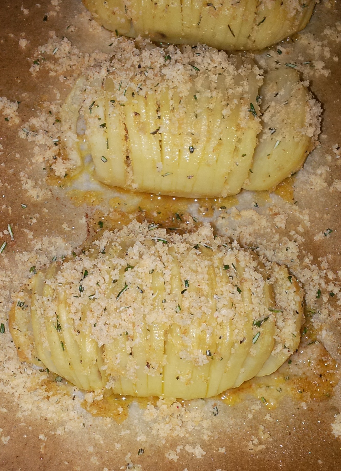 Garnitura cartofi Hasselback