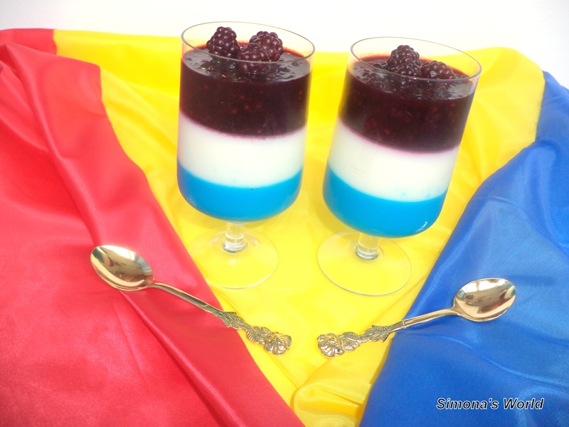 Panna cotta Tricolor