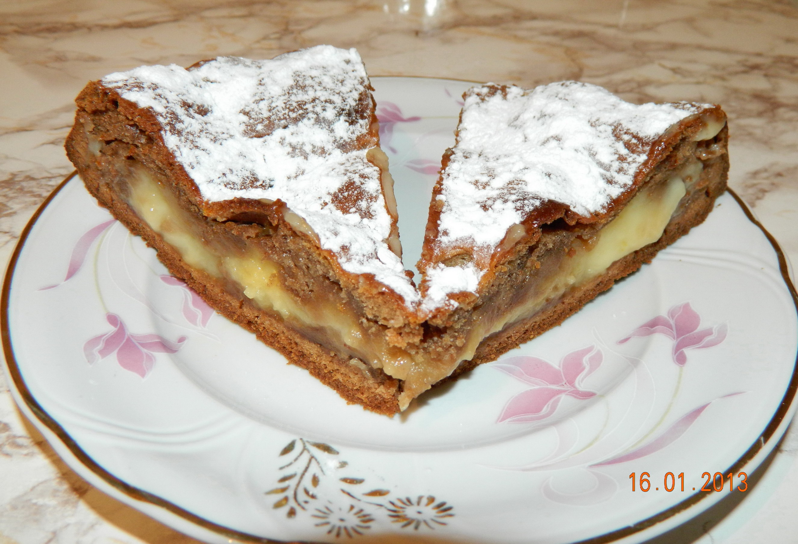 Tarta cu crema de vanilie