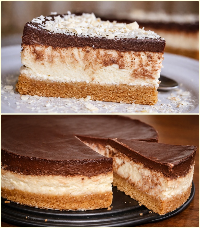 Cheesecake cu ciocolata