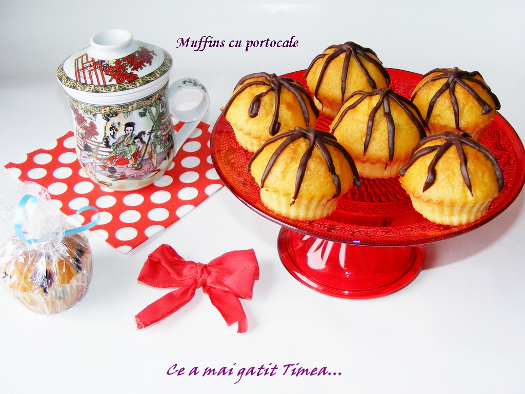 Muffins cu portocale