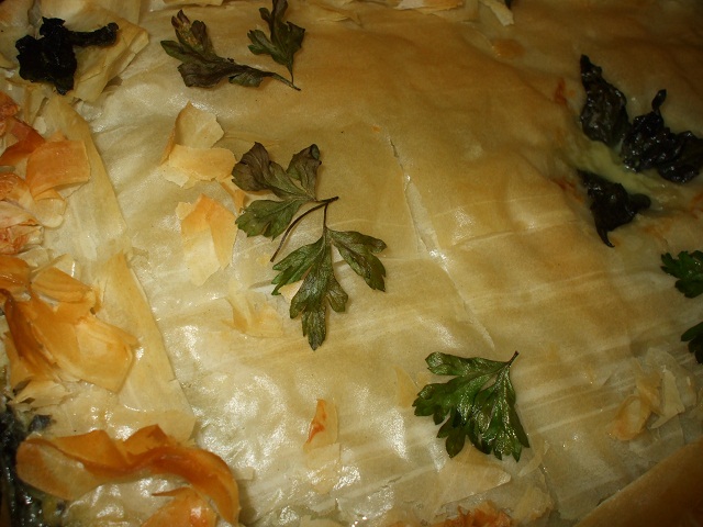 Placinta cu spanac si branza – Spanakopita (video)