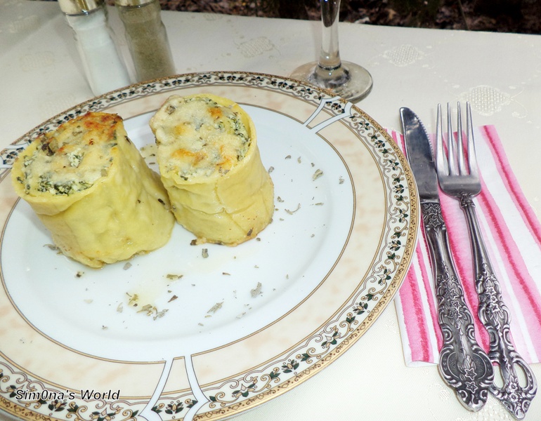 Rotolo di ricotta e spinaci