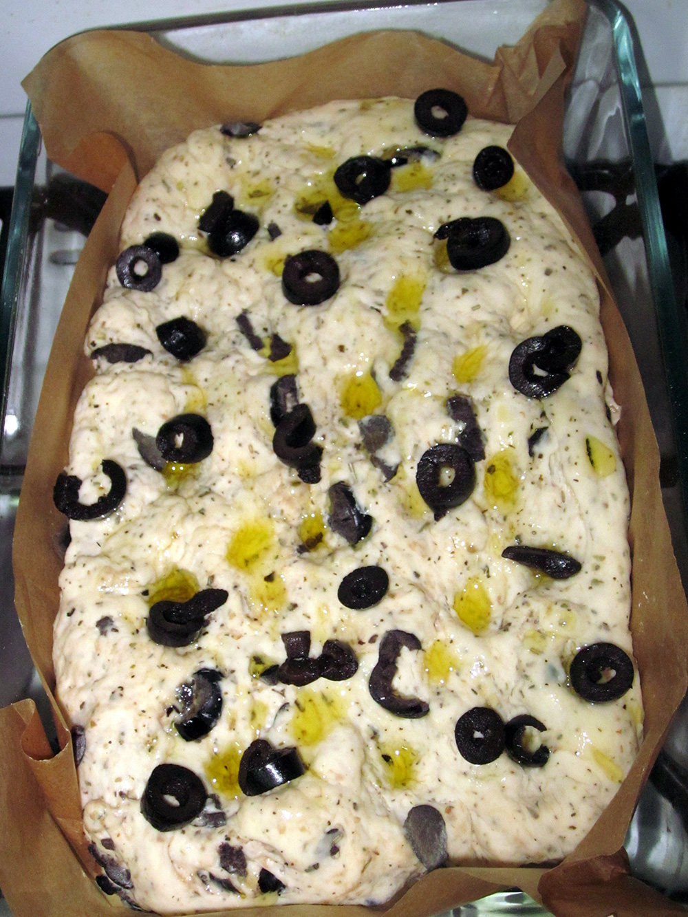 Focaccia cu masline