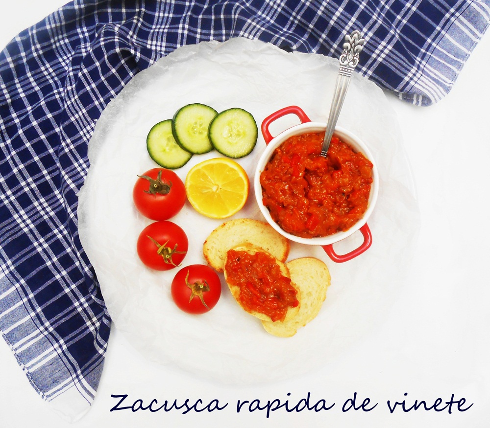 Zacusca rapida de vinete