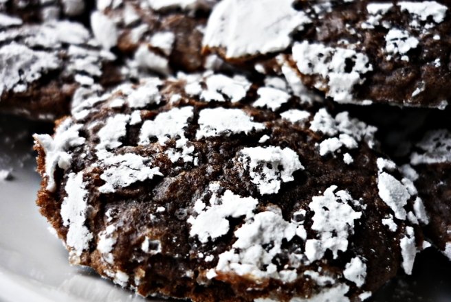 Chocolate Crinkles/Biscuiti crapati